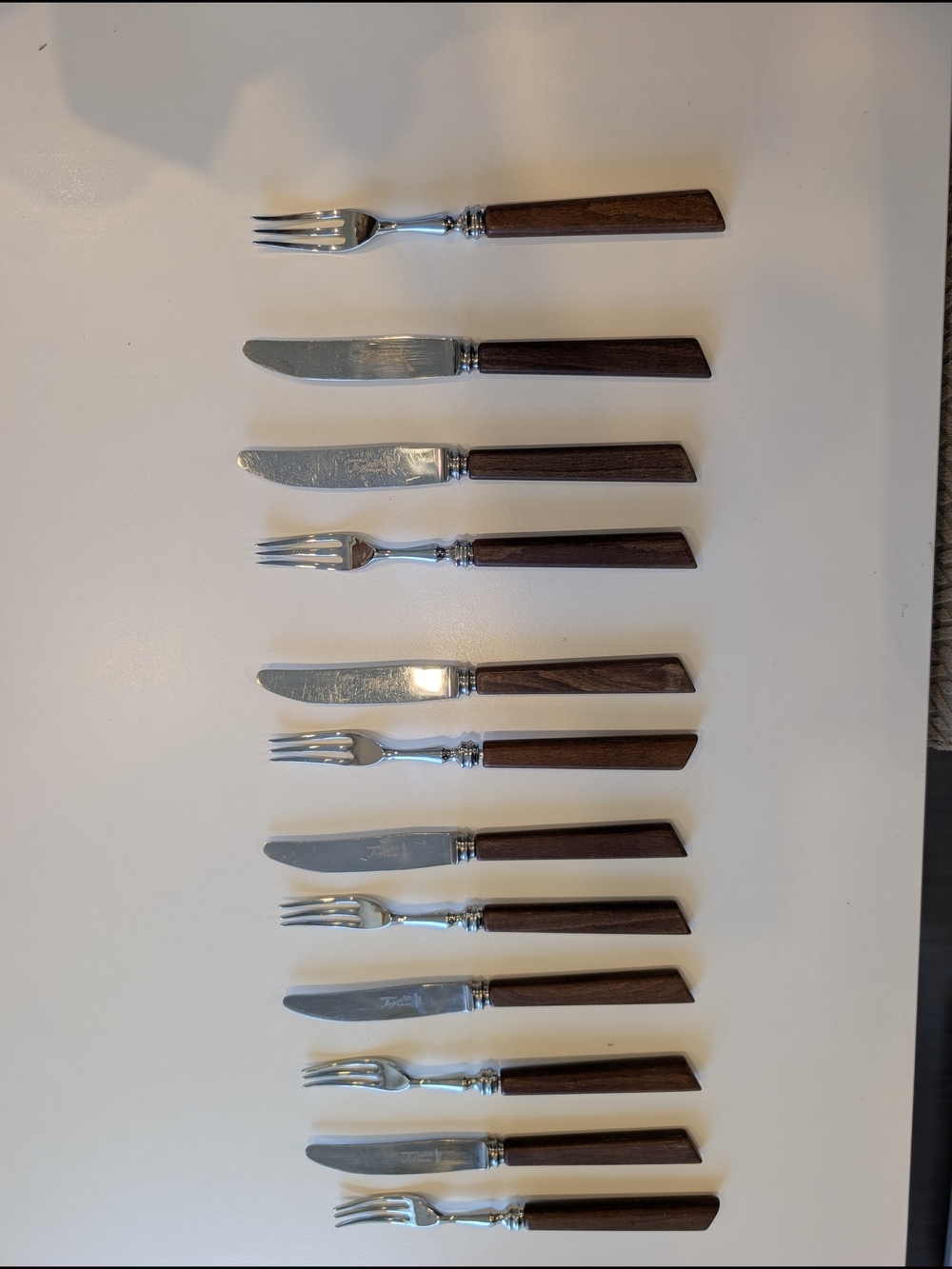 Vintage Sheffield England Cutlery Set Of 6